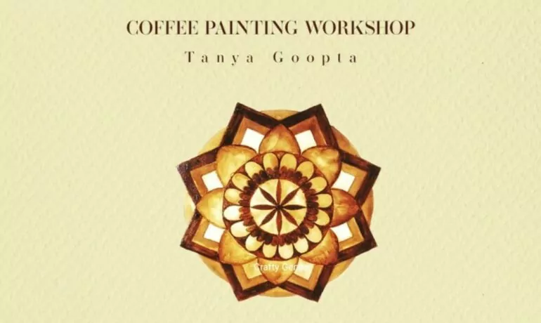 Coffee painting workshop