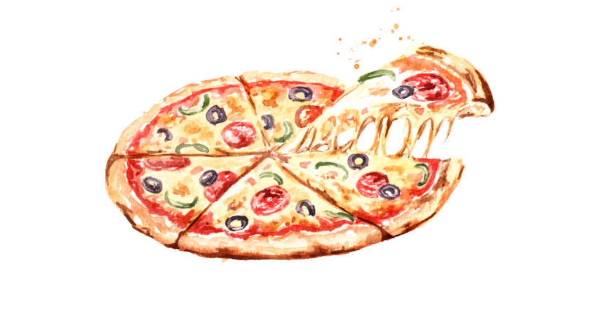 Free pizza slice - Vector Art