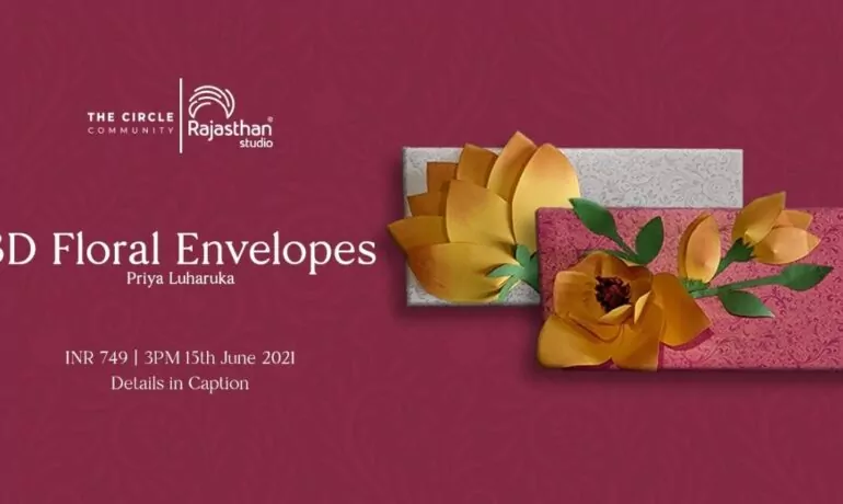 3D floral Envelopes
