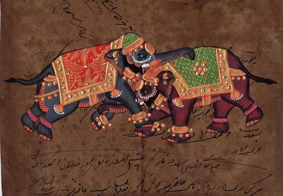 Elephants In Indian Art