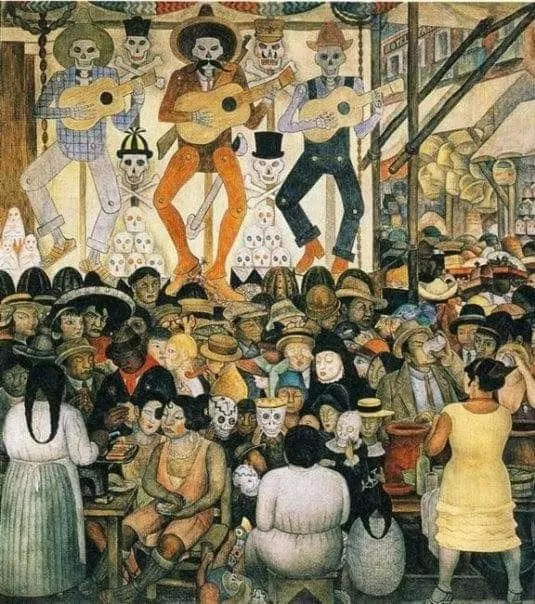 The Day of the Dead by Diego Rivera