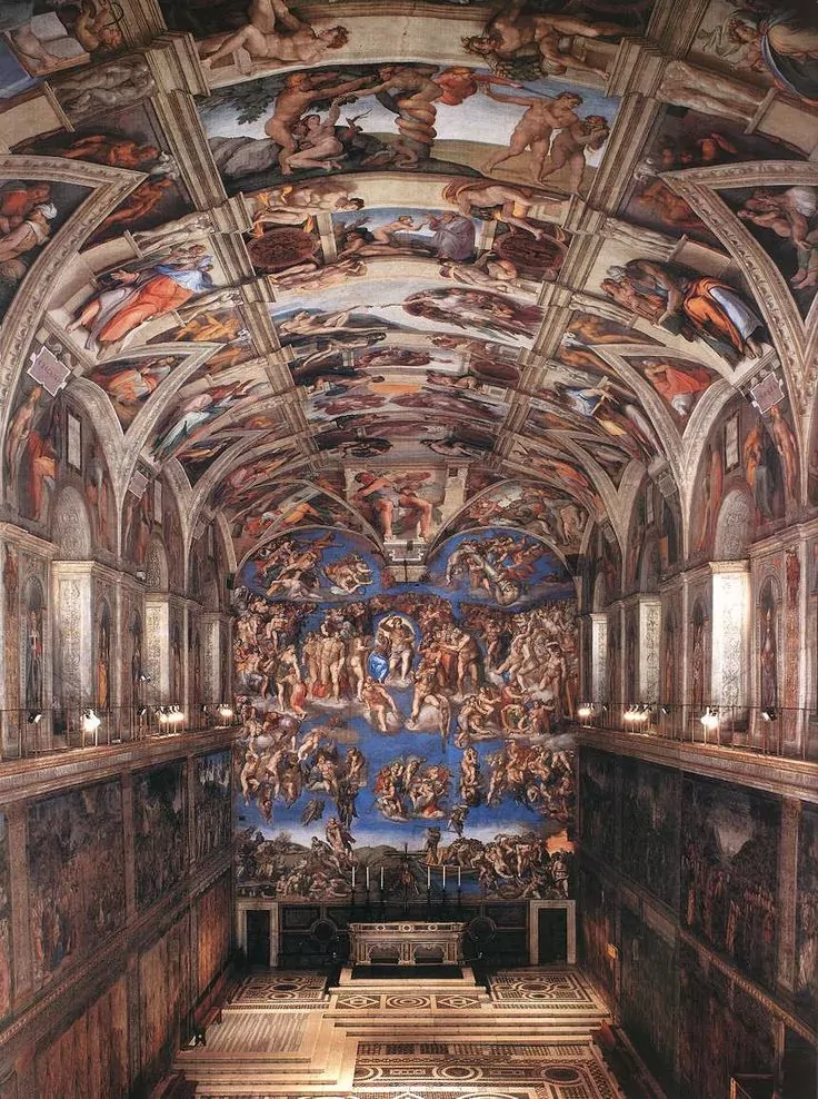 Michelangelo’s work at Sistine Chapel 